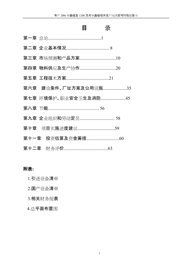 光伏单晶硅项目可行性报告书.doc_第2页