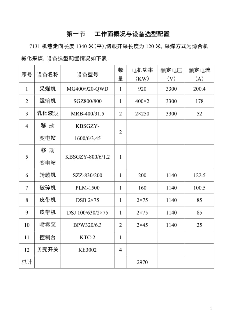 7131工作面供电设计.doc_第1页