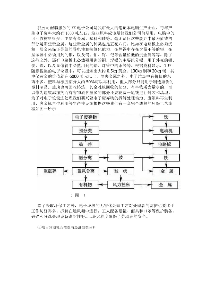 XX公司创办再生资源(工业费料回收)项目可行性报告.doc_第3页