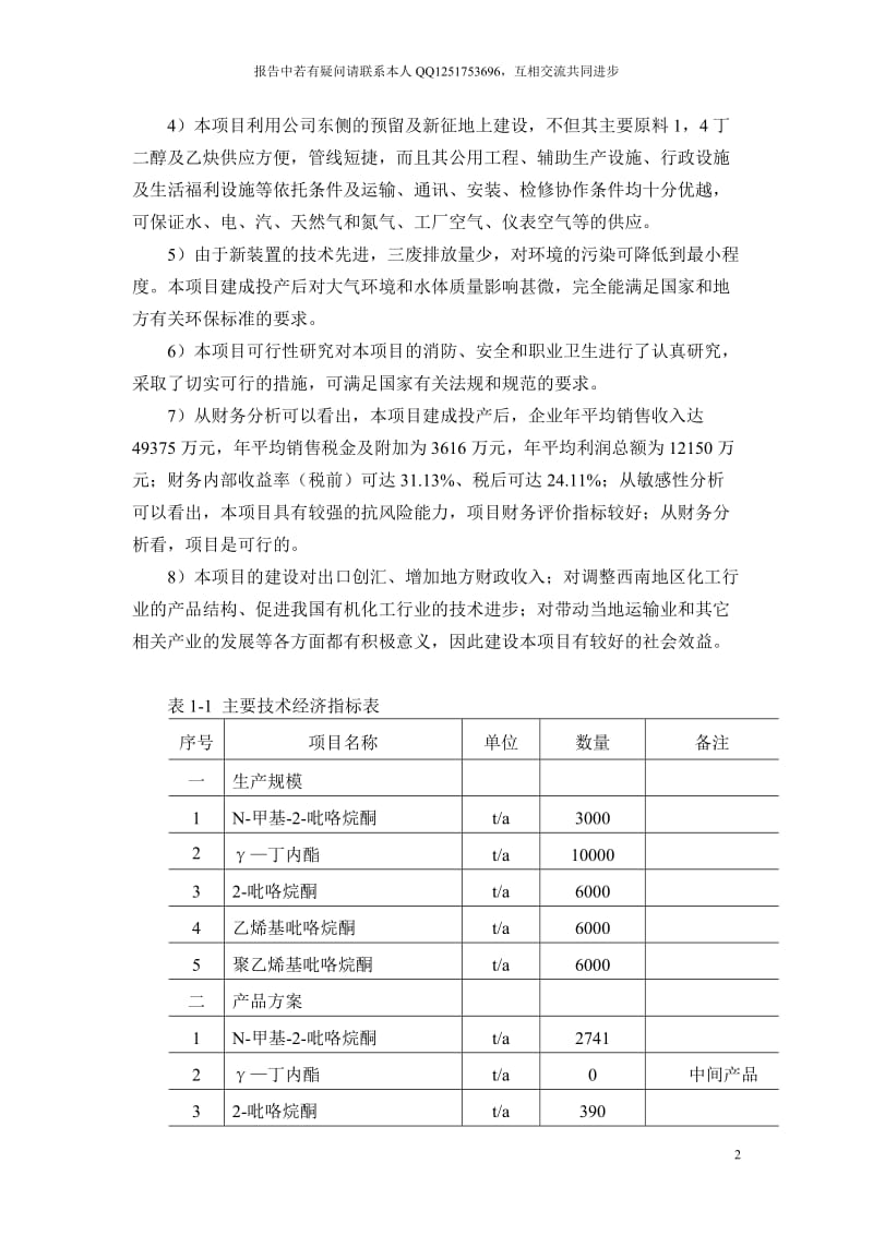 -丁内酯项目可行性研究报告(循环经济项目申报).doc_第2页