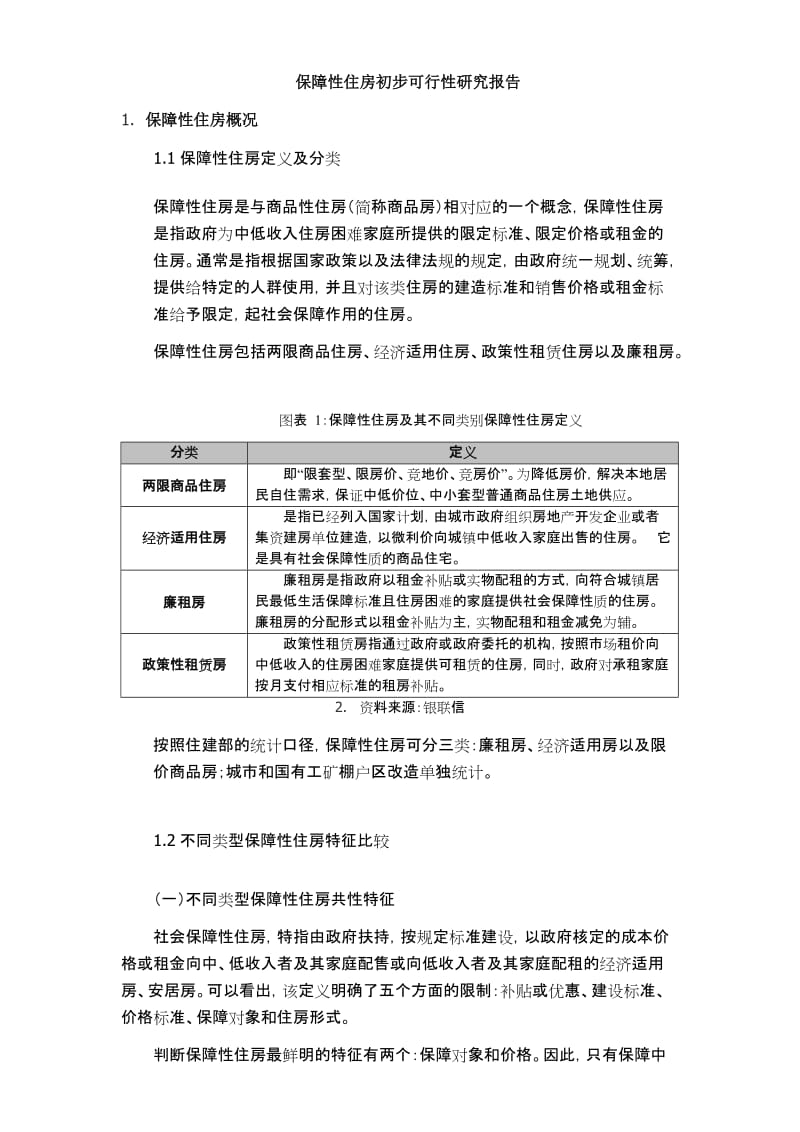 保障性住房开发初步可行性研究报告.doc_第1页