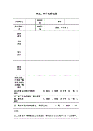 事故、事件回顾教育.doc