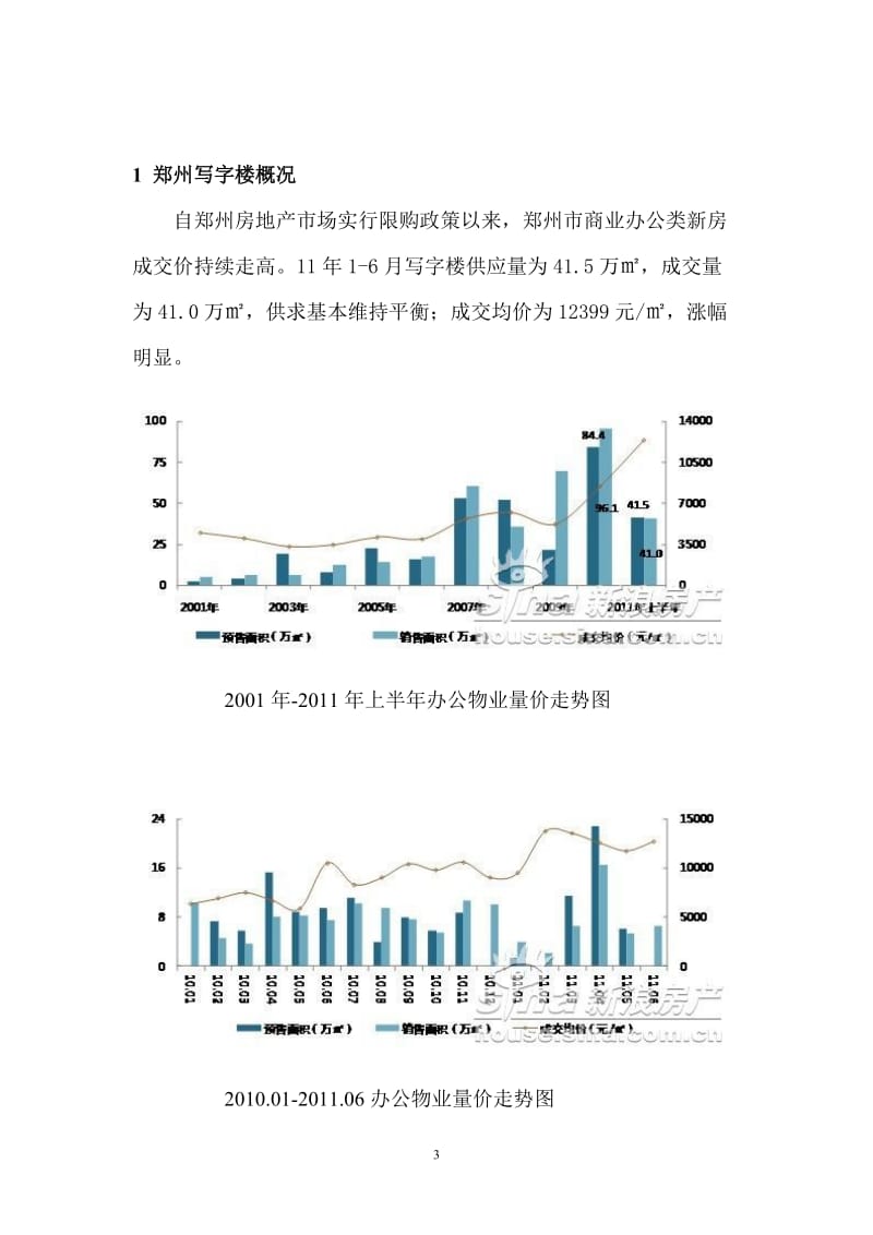 郑州市2011年上半年写字楼市调分析报告.doc_第3页