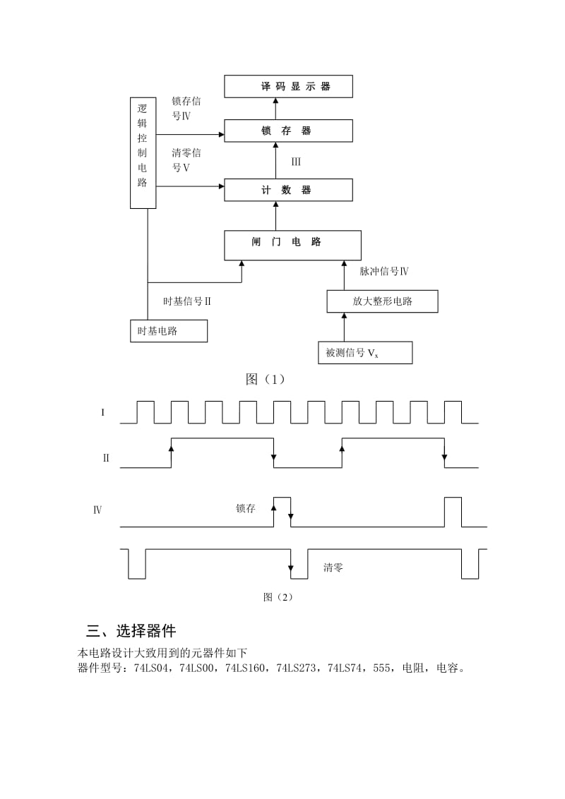 数字电子课程设计-数字频率计的设计.doc_第3页