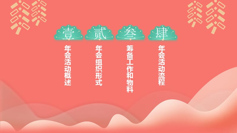 红色中国风恭贺新春新年活动策划PPT模板.pptx_第3页