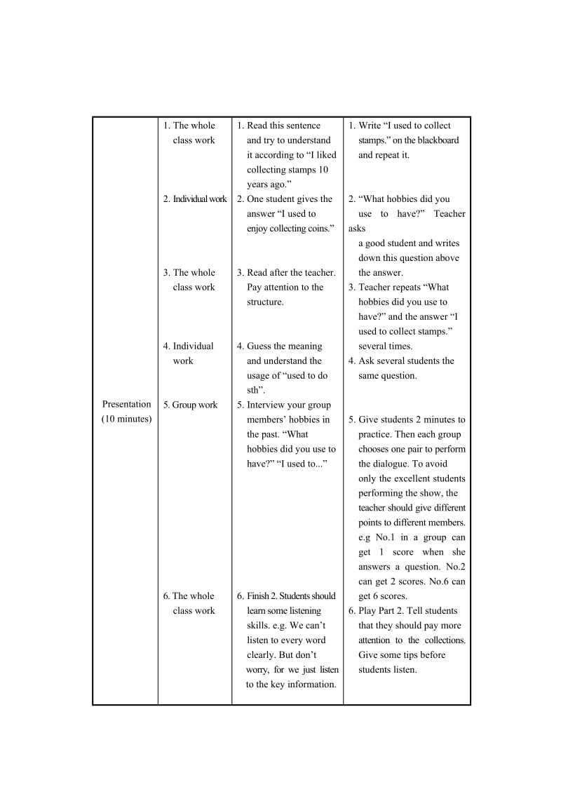 最新仁爱版八年级英语上册：Unit 3 Our Hobbies Topic 1 Section B 教案.doc_第3页