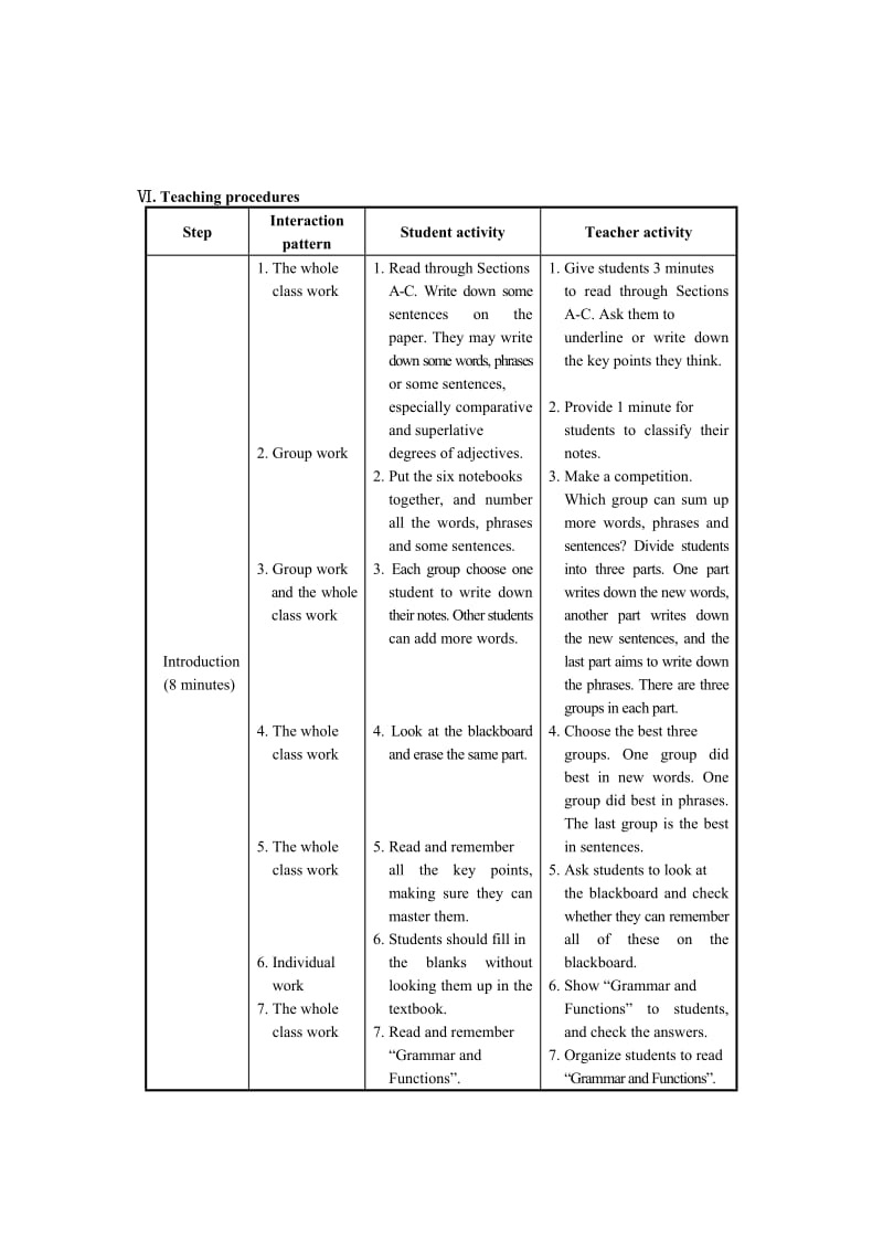 最新仁爱版八年级英语上册：Unit 4 Our world Topic 1 Section D 教案.doc_第3页