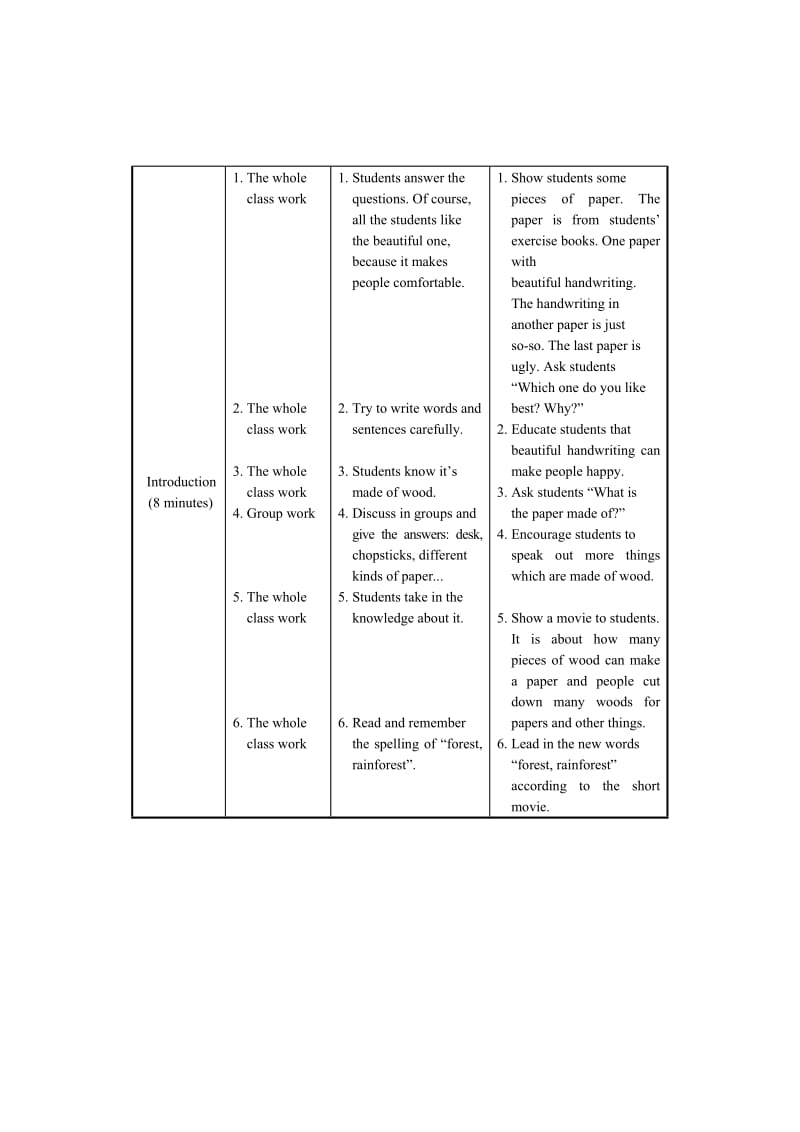 最新仁爱版八年级英语上册：Unit 4 Our world Topic 1 Section C 教案.doc_第3页