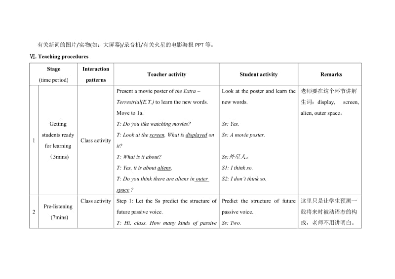 最新仁爱版九年级上册英语教学案Unit4Topic2SectionA.doc_第3页