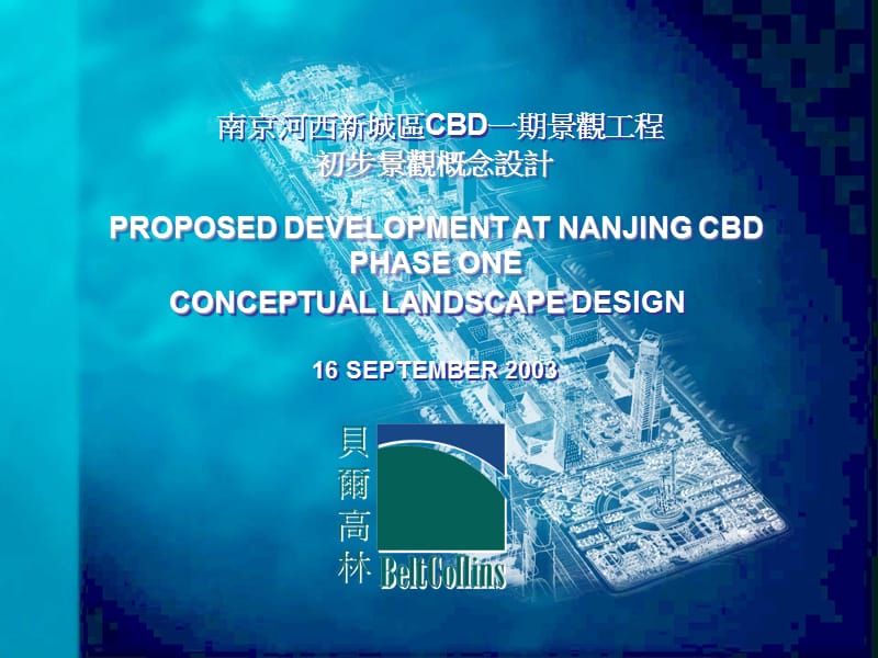 南京CBD景观工程初步景观概念.ppt_第1页