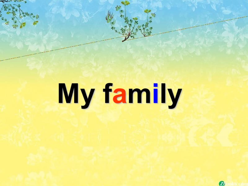 人教版PEP小学英语四年级上册_Unit6_Meet_My_Family_A_Lets_talk课件.ppt_第1页