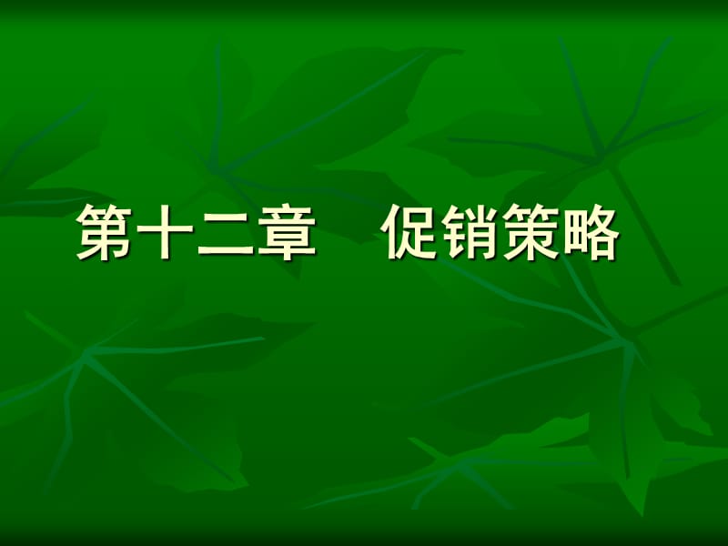 促销策略教学课件PPT.ppt_第1页