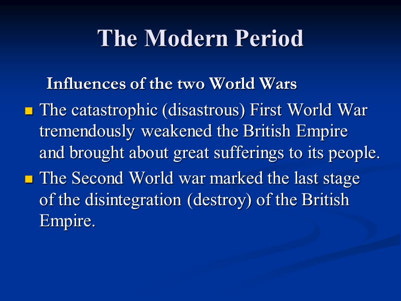 The Modern Period 英美文学.ppt_第1页