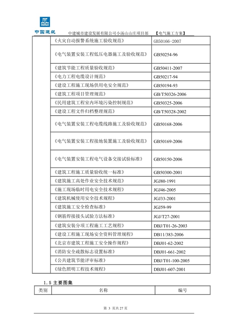 山庄项目部电气施工方案.doc_第3页