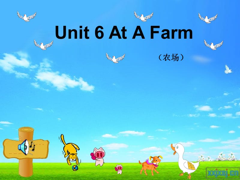 PEP小学英语四年级下册Unit 6 At A Farm课件.ppt_第1页