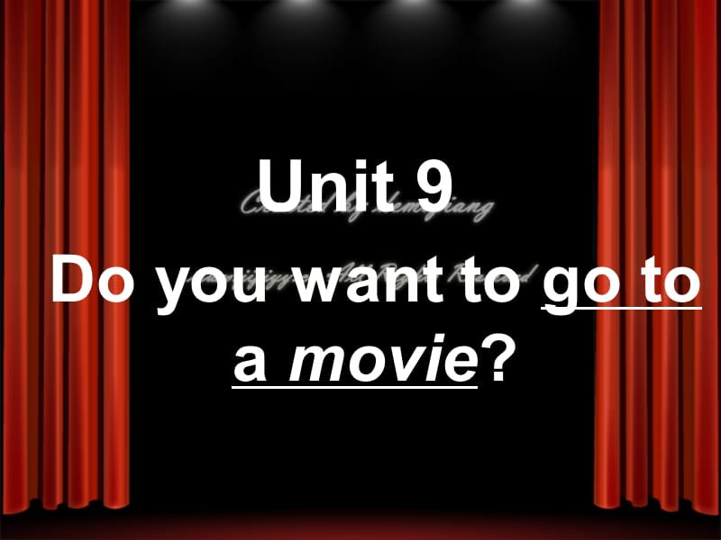 人教版新目标英语七年级上册《Do you want to go to a movie》课件.ppt_第1页