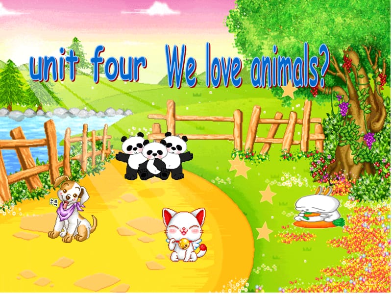 PEP小学英语三年级上册Unit 4 We love animals课件.ppt_第1页