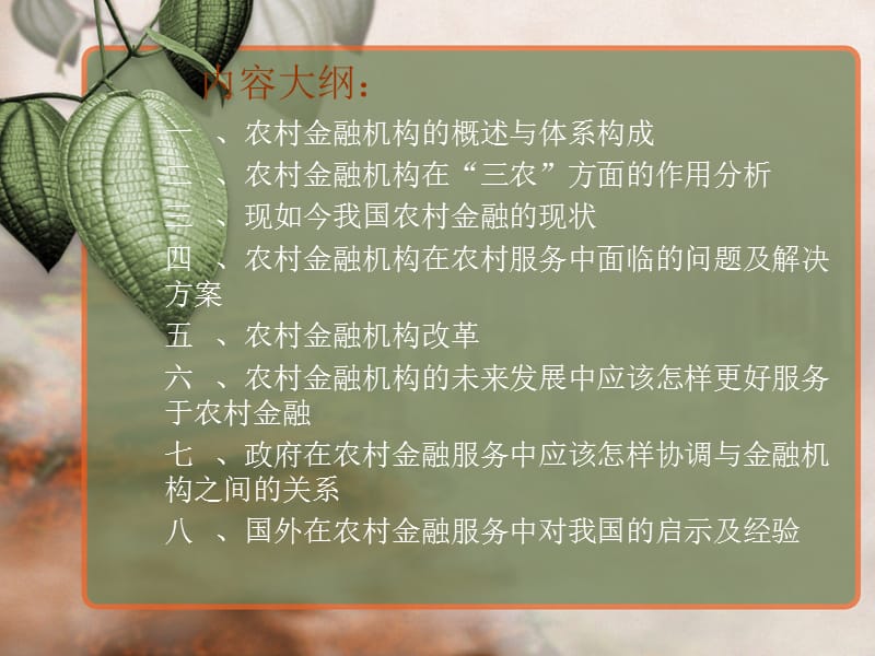 农村金融机构在农村金融服务情况的分析.ppt_第2页