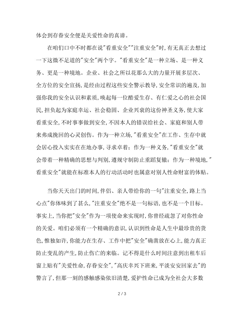 安全—生命中不停息的旋律.doc_第2页