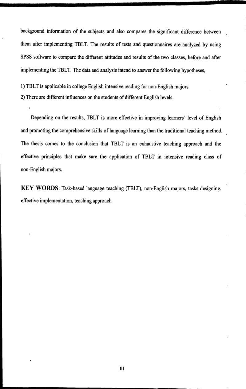 THE APPLICATION OF TASK--BASED LANGUAGE TEACHING IN COLLEGE INTENSIVE READING OF NON--ENGLISH MAJORS.pdf_第2页