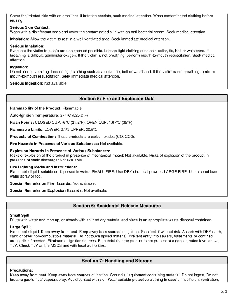 Dioxolane 产品安全手册.pdf_第2页