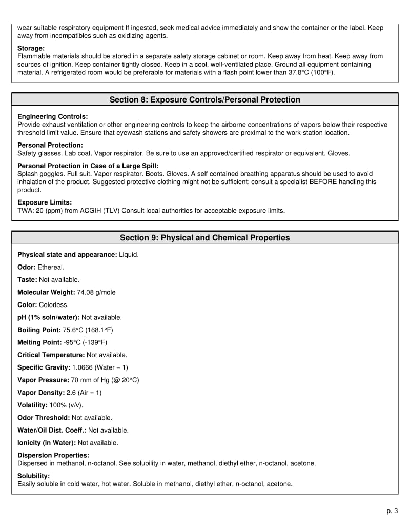 Dioxolane 产品安全手册.pdf_第3页