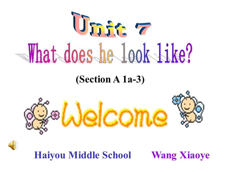 新目标初中英语七年级下册Unit 7 What does he look like 课件.ppt_第2页