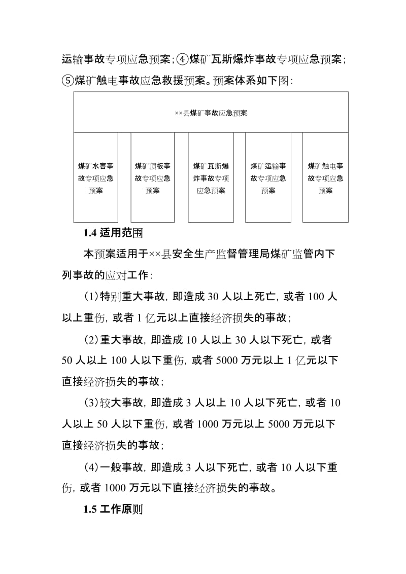 县煤矿安全生产事故应急救援预案.doc_第2页