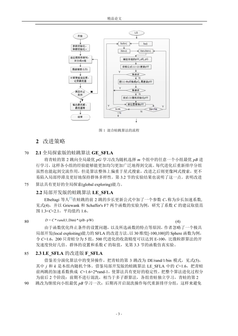 加速收敛的混合蛙跳算法.doc_第3页