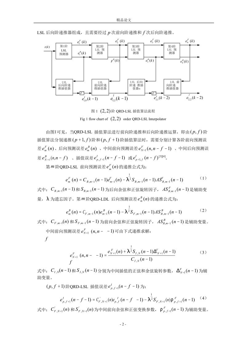 基于 QRD-LSL 插值技术的直扩系统窄带干扰抑制优.doc_第2页