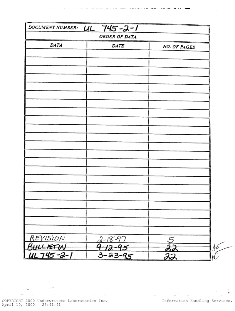 【UL标准】UL 745-2-1-1995 Particular Requirements for Drills.doc_第1页