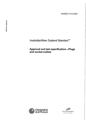 AS 3112-2004 which introduced more stringent testing procedures to test for bending of the pins and subtle changes.doc