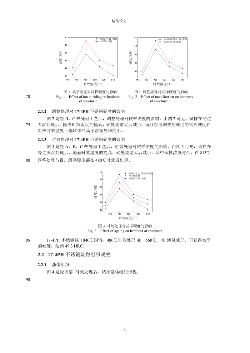 固溶时效和离子渗氮对 17-4PH 不锈钢组织【推荐论文】 .doc_第3页