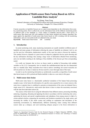 Application of Multi-sensor Data Fusion Based on AIS to.doc