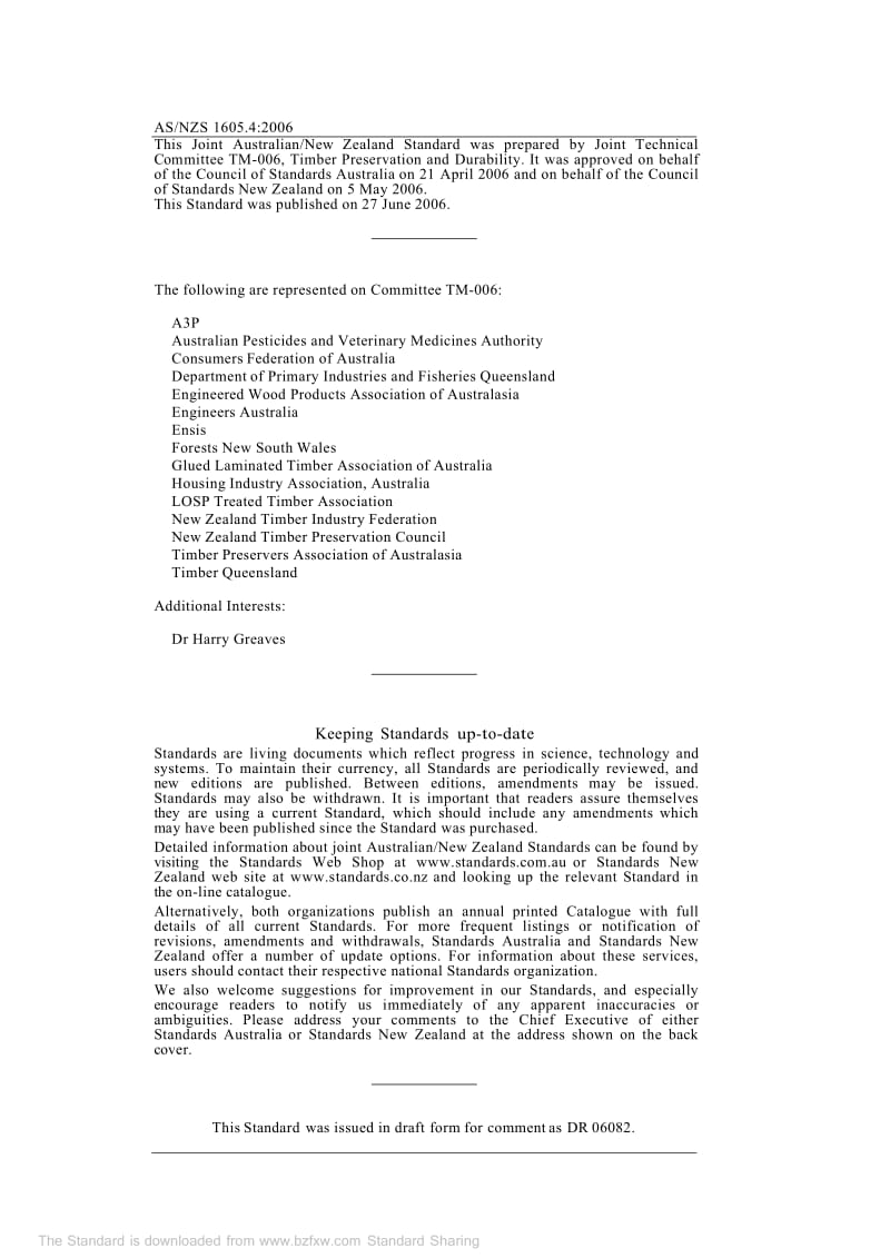 【AS澳大利亚标准】AS NZS 1605.4-2006 Methods for sampling and analysing timber preservatives and preservative-treated timber - Analysis methods for determination of preservative solution concentration.doc_第2页