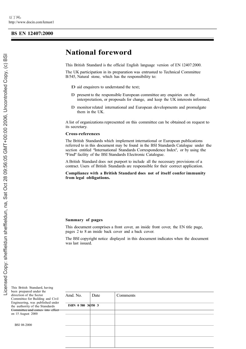 【BS标准word原稿】BS EN 12407-2000 Natural stone test methods. Petrographic examination.doc_第3页