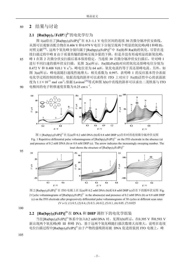 在 DNA 和 DHP 调控下的 电化学组装及抗肿瘤活性研究.doc_第3页