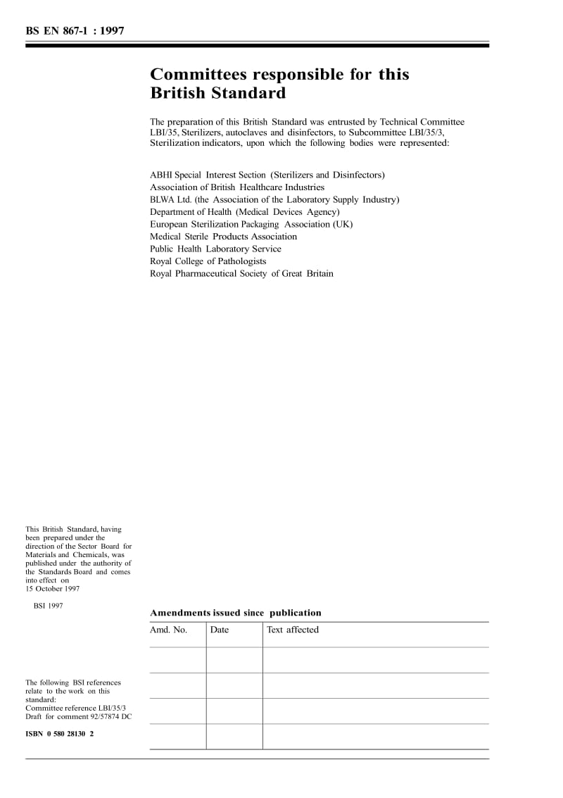 【BS英国标准】BS EN 867-1-1997 Non-biological systems for use in sterilizers Part 1. General requirements.doc_第2页