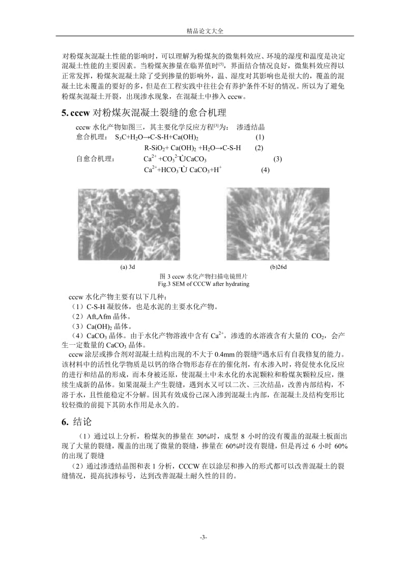 cccw 在粉煤灰混凝土中的试验研究.doc_第3页