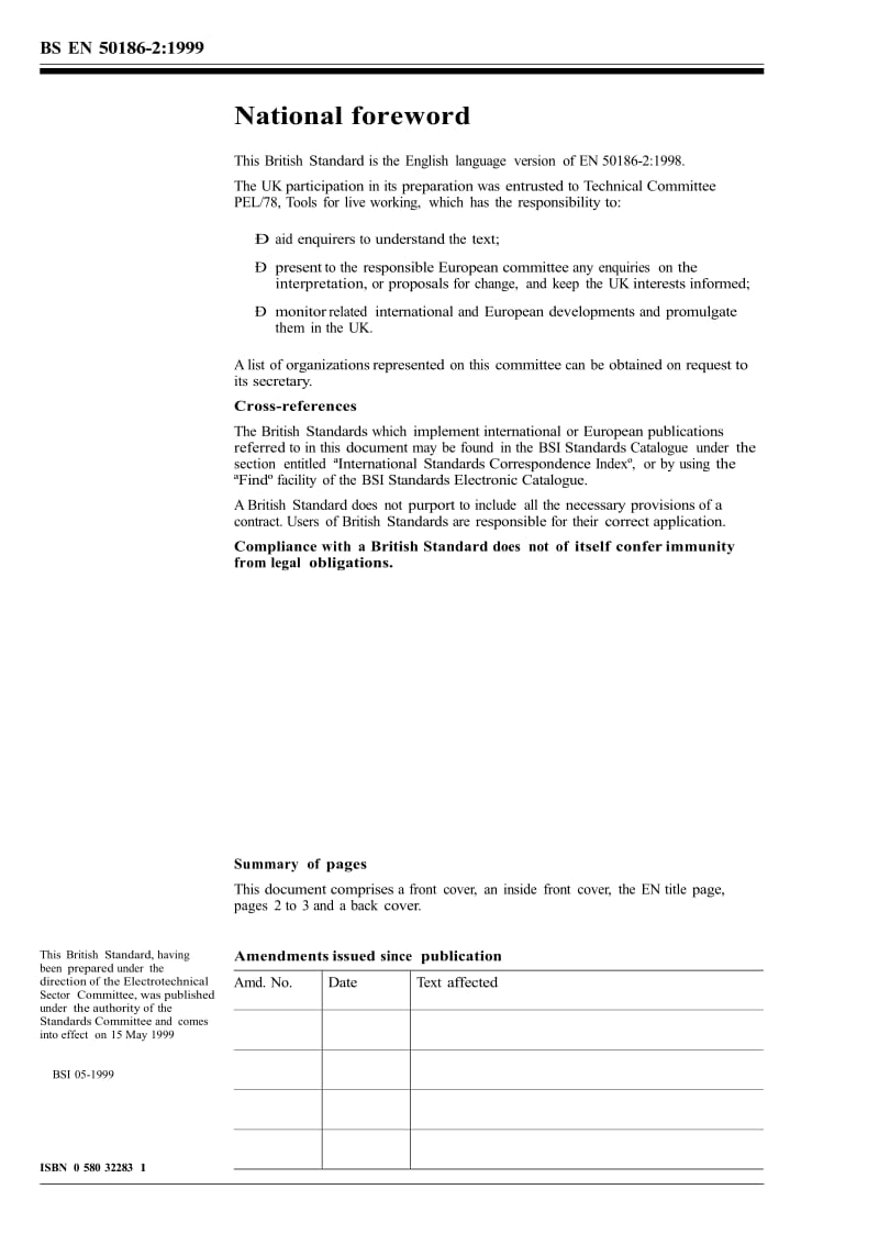 （BS英国标准）BS EN 50186-2-1999 额定电压超过1KV的电力安装洗衣系统.国家附录.doc_第2页