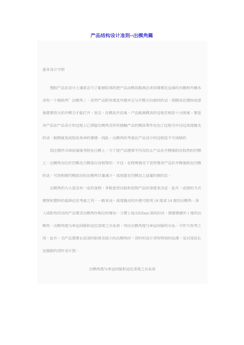 產品結構設計准則--出模角篇.doc_第1页