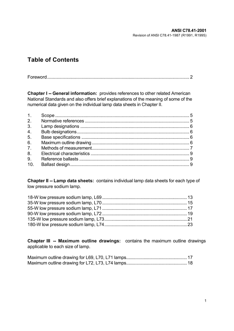 ANSI C78.41-2001 电灯 低压钠灯指南.pdf_第3页