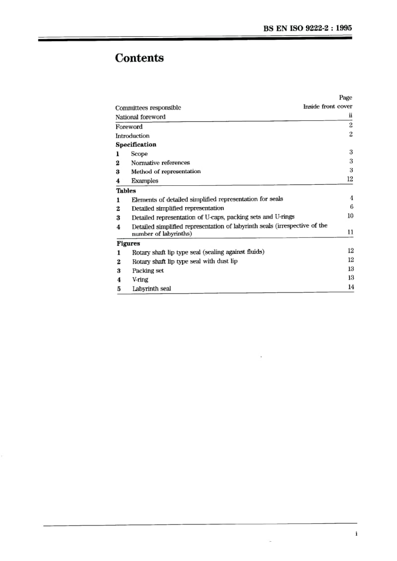 BS 308-1.15-1995 Technical drawings. Seals for dynamic application. Detailed simplified representation.pdf_第3页