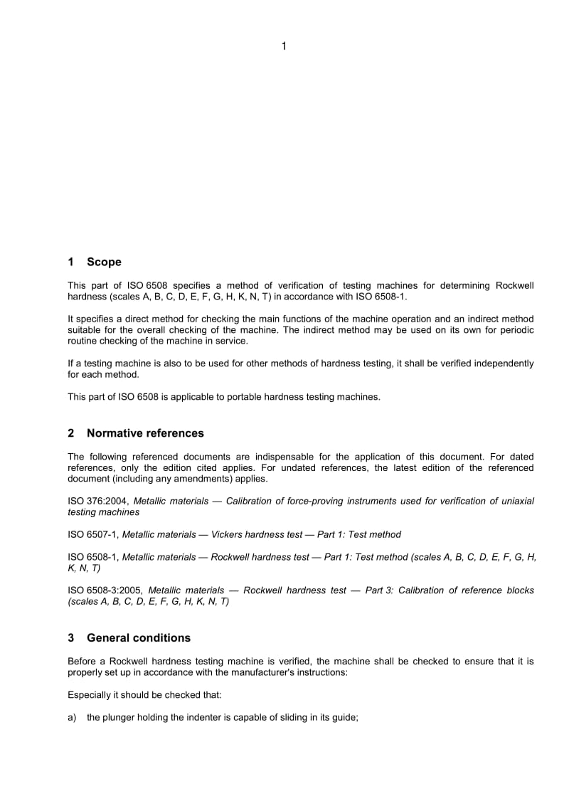 AS 1815-2-2007 Metallic materials-Rockwell hardness test Method 2 Verification and calibration of testing machine (scales A,B,C,D,E,F,G,H,K,N,T.pdf_第3页