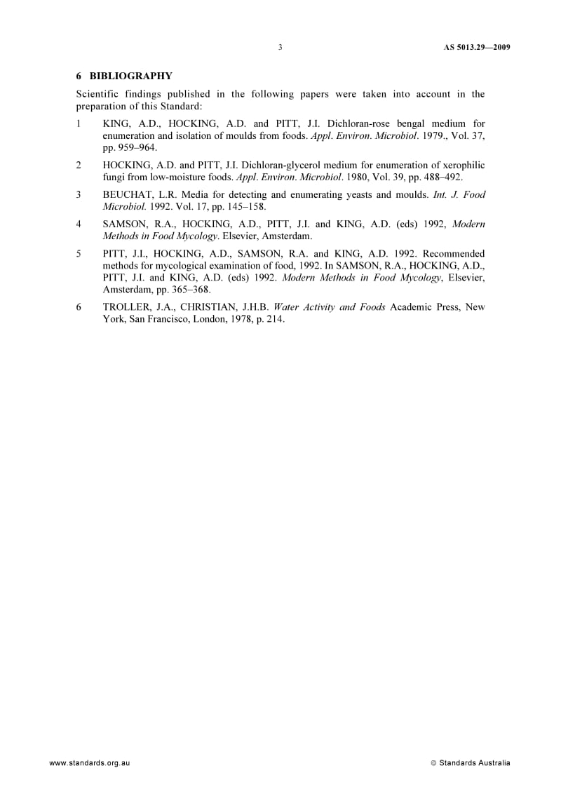 AS 5013-29-2009 Food microbiology Method 29 Examination for specific organisms— Colony count of yeasts and moulds.pdf_第3页