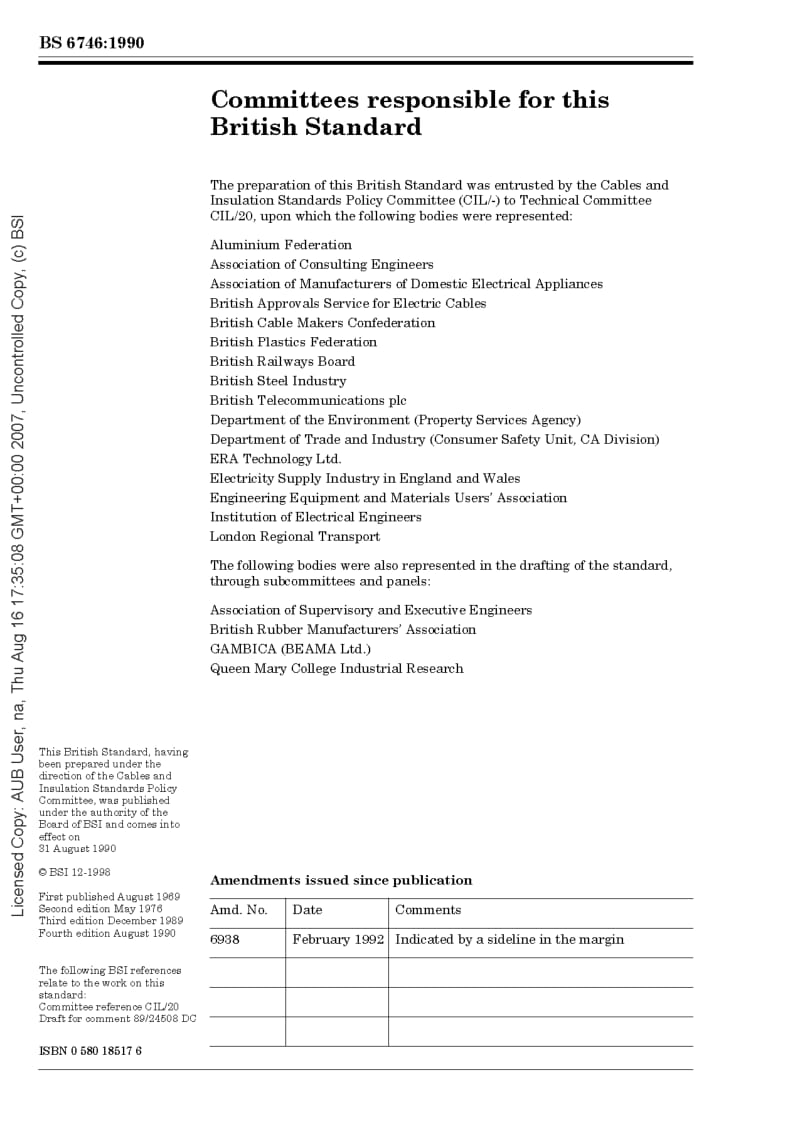 BS 6746-1990 Specification for PVC insulation and sheath of electric cables1.pdf_第2页