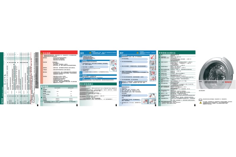 BOSCH洗衣机XQG75-20160使用说明.pdf_第2页