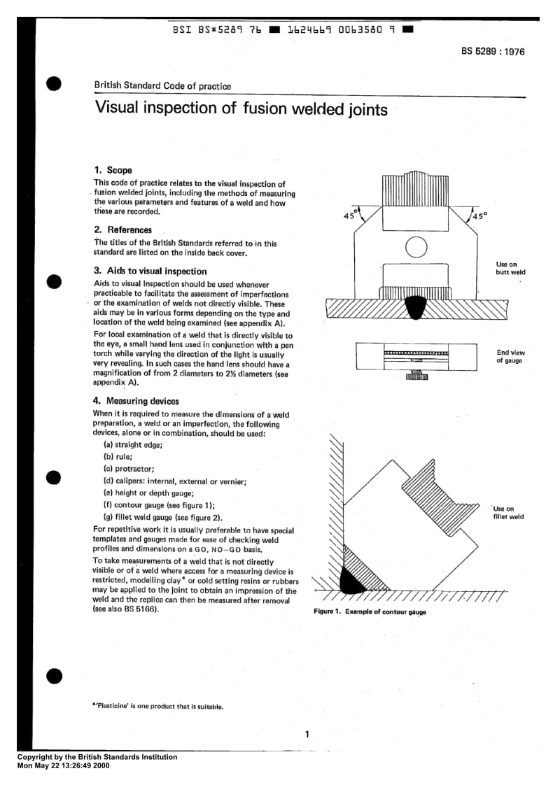 BS 5289-1976 Code of practice Visual inspection of fusion welded joints.pdf_第3页