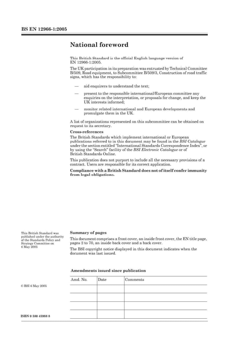 BS EN 12966-1-2005 道路垂直标志 可变信息交通标志 产品标准.pdf_第2页