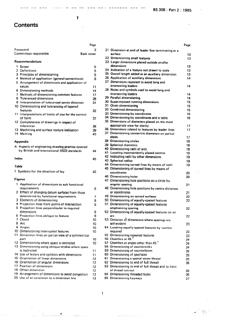 BS 308-2-1985 Engineering drawing practice. Recommendations for dimensioning and tolerancing of size.pdf_第2页